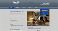 Desktop Screenshot of eastsideconst.com